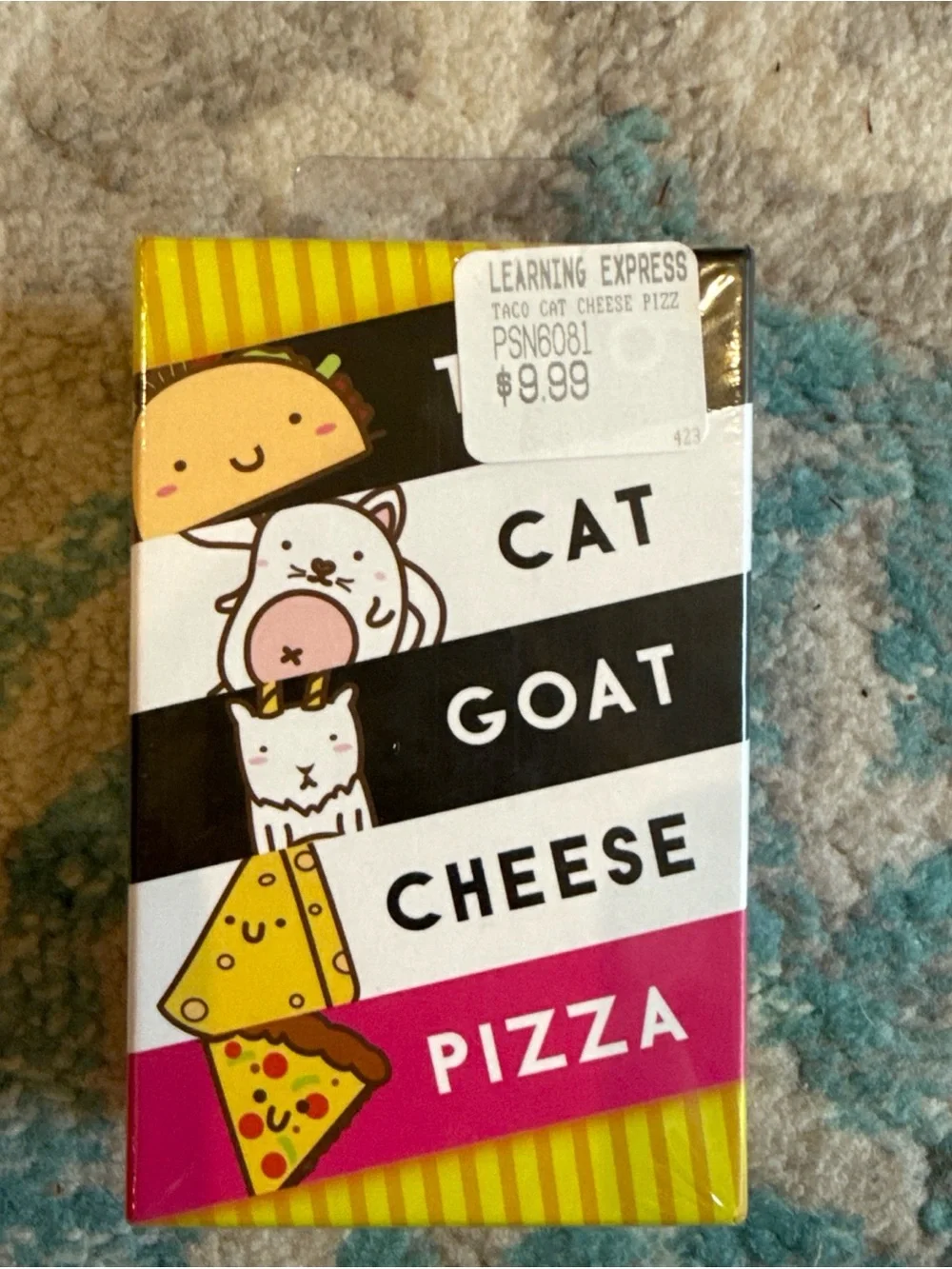 Cat Goat Cheese Pizza Card Game - Bright Multi